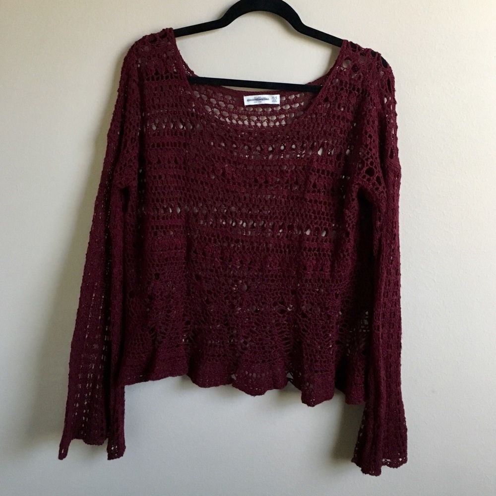 Abercrombie & Fitch Bell-Sleeve Sweater